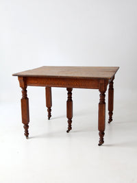 antique five leg dining table
