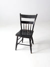 antique primitive plank seat chair