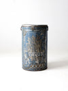 antique metal flour bin