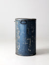 antique metal flour bin