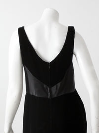 vintage 60s black cocktail dress