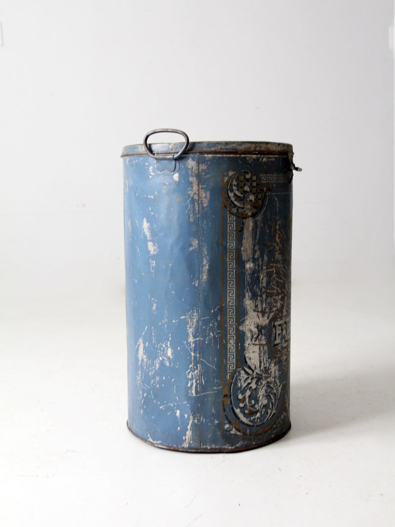 antique metal flour bin – 86 Vintage