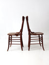 antique dining chairs pair