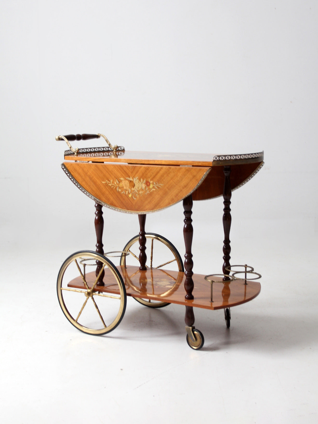 mid century Italian Sorrento Specialties bar cart – 86 Vintage