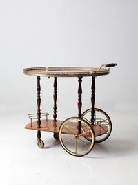 mid century Italian Sorrento Specialties bar cart