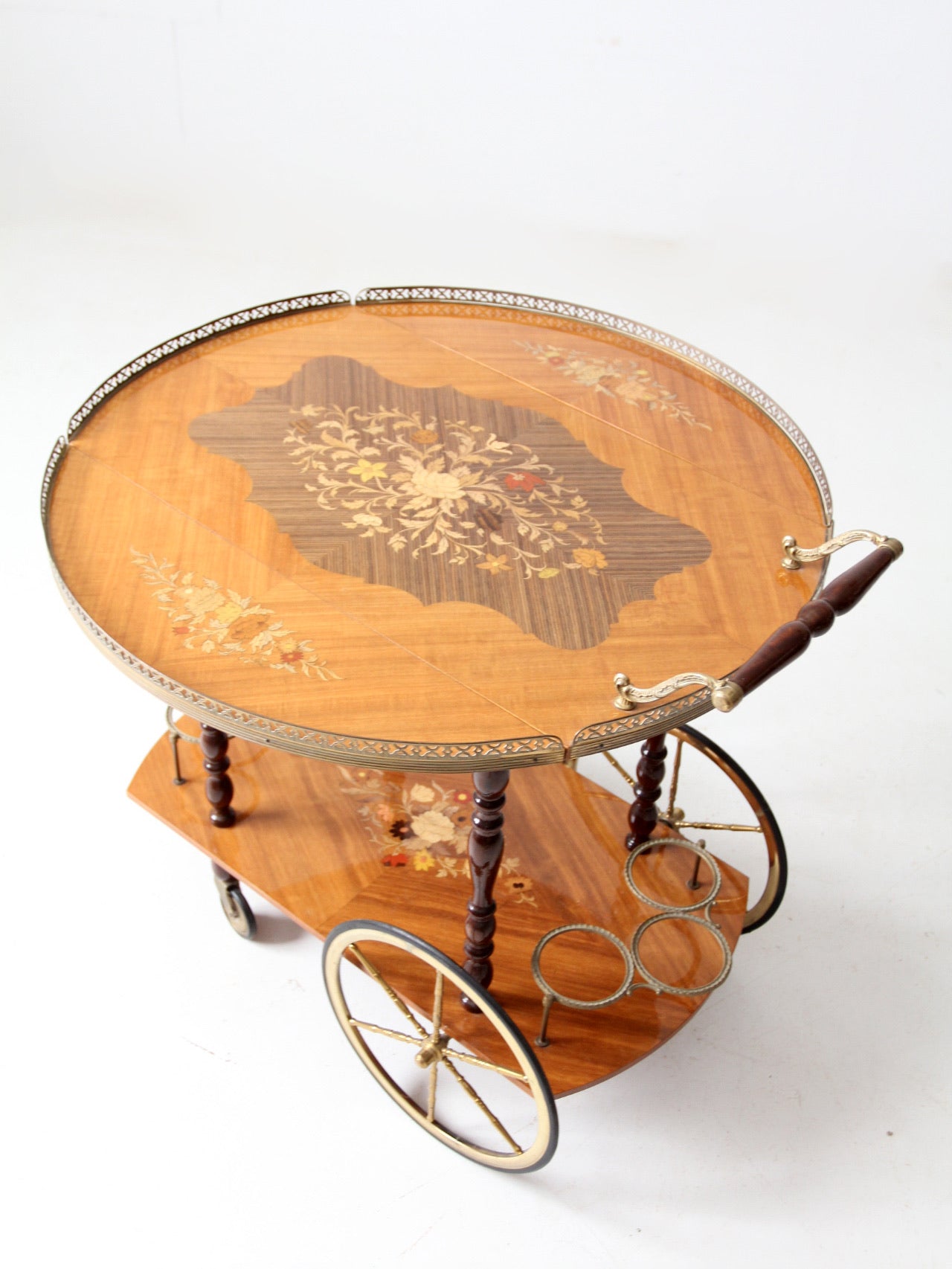 mid century Italian Sorrento Specialties bar cart – 86 Vintage