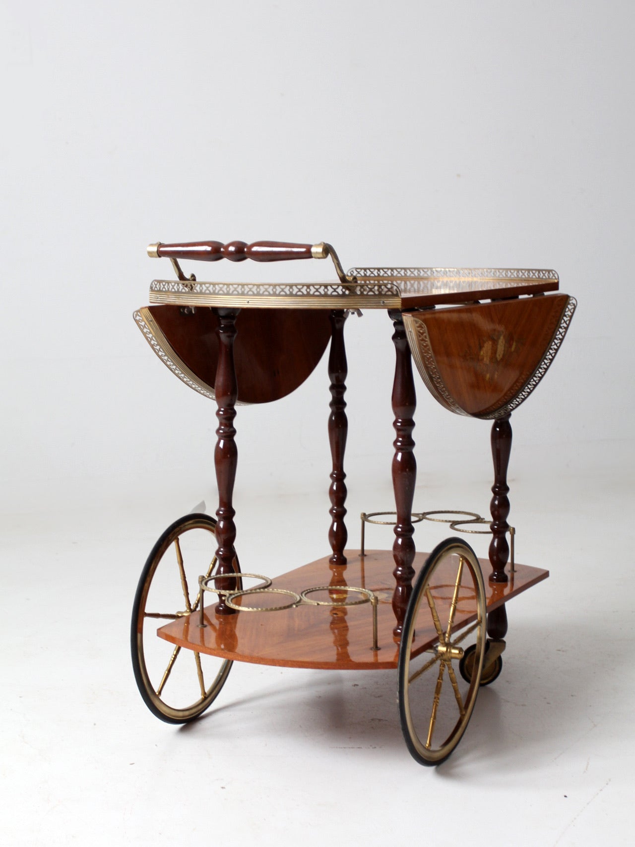 mid century Italian Sorrento Specialties bar cart – 86 Vintage