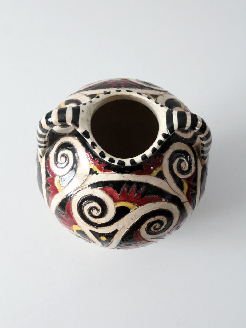 vintage Italian ceramic vase