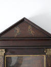 antique wood wall cabinet