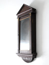 antique wood wall cabinet