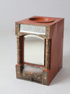 antique hand painted Oolong tea bin