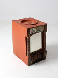 antique hand painted Oolong tea bin