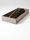 vintage wooden tool box trug
