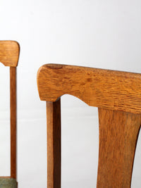 mid century fiddle back dining chairs set 5