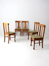 mid century fiddle back dining chairs set 5