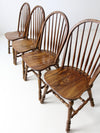 vintage dining chairs set of 4