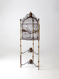 French Victorian style large birdcage