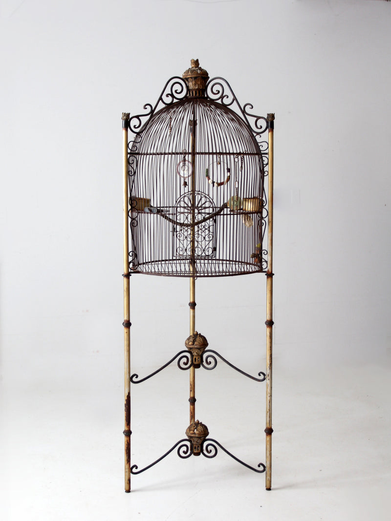 French Victorian style large birdcage