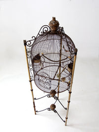 French Victorian style large birdcage