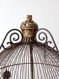 French Victorian style large birdcage