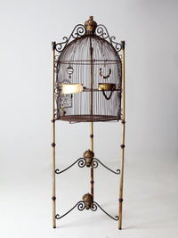 French Victorian style large birdcage