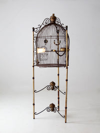 French Victorian style large birdcage