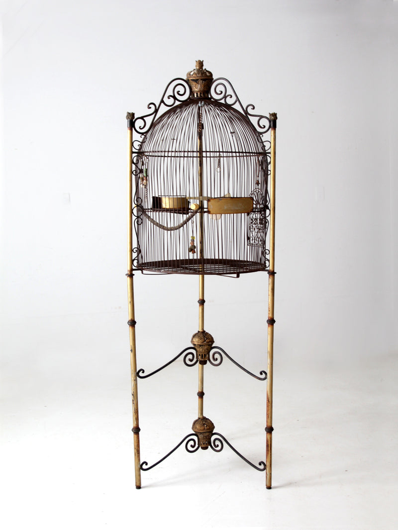 French Victorian style large birdcage