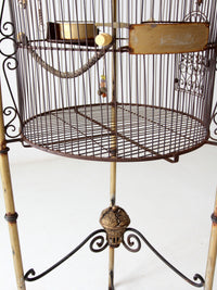 French Victorian style large birdcage