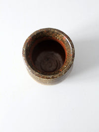 vintage 70s studio pottery vase