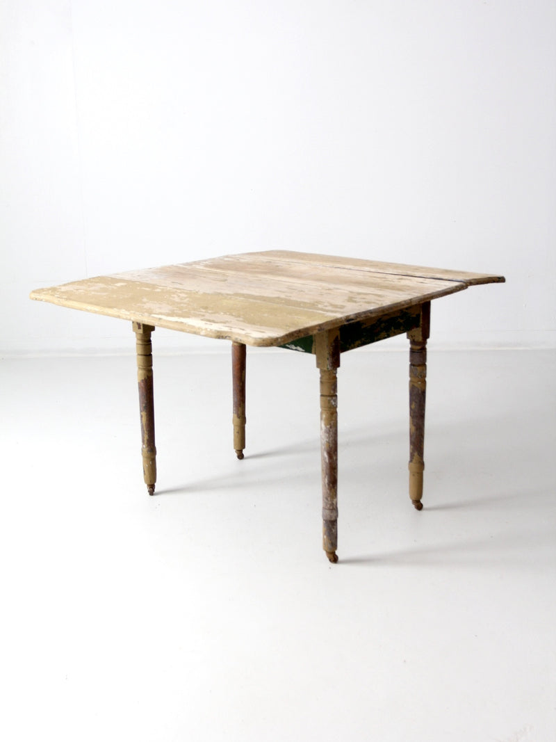 primitive drop leaf kitchen table