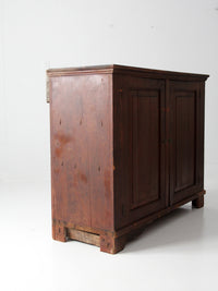 antique primitive cupboard cabinet