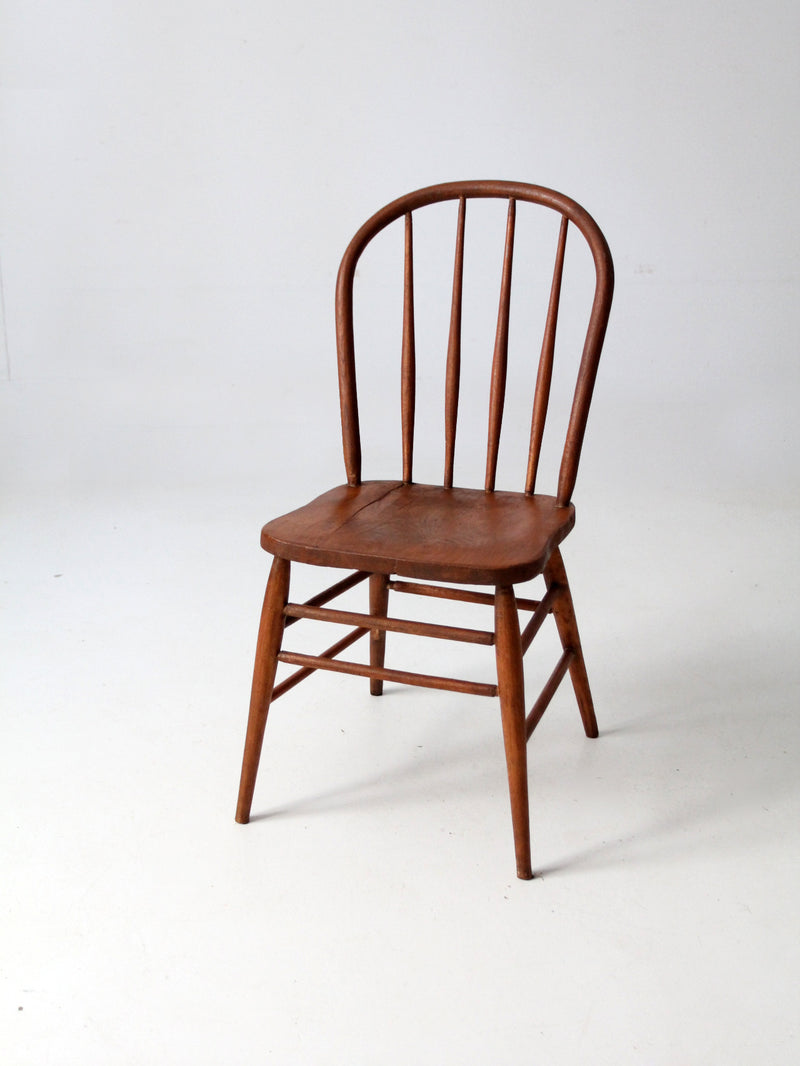 antique spindle back chair