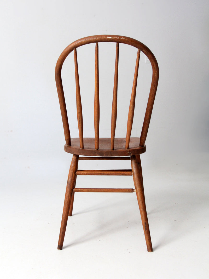 antique spindle back chair