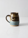 vintage studio pottery mug