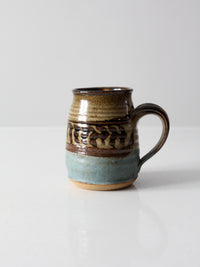 vintage studio pottery mug