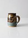 vintage studio pottery mug