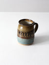 vintage studio pottery mug