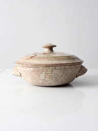 vintage studio pottery steamer pot