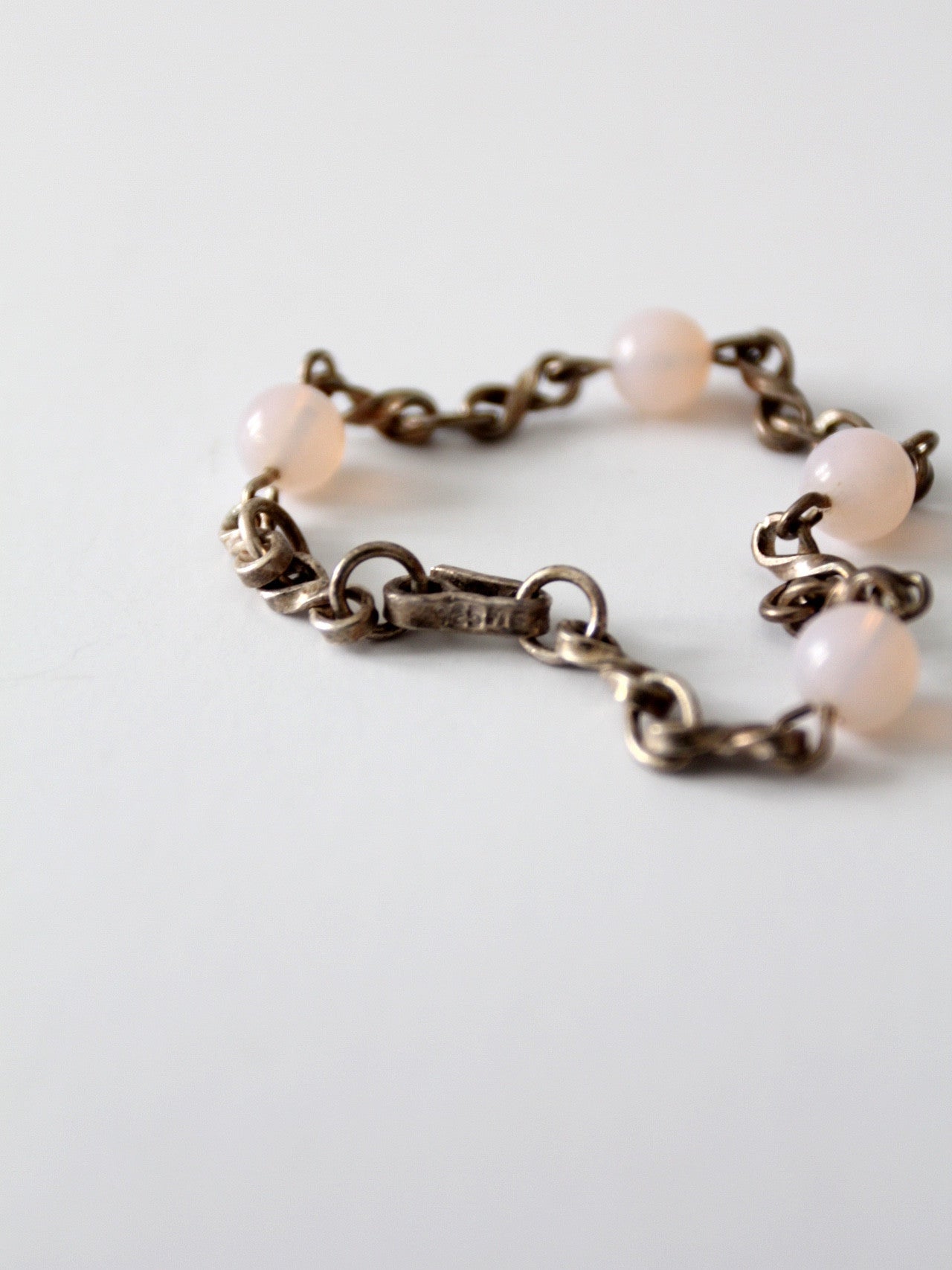 vintage sterling silver chain link bracelet – 86 Vintage