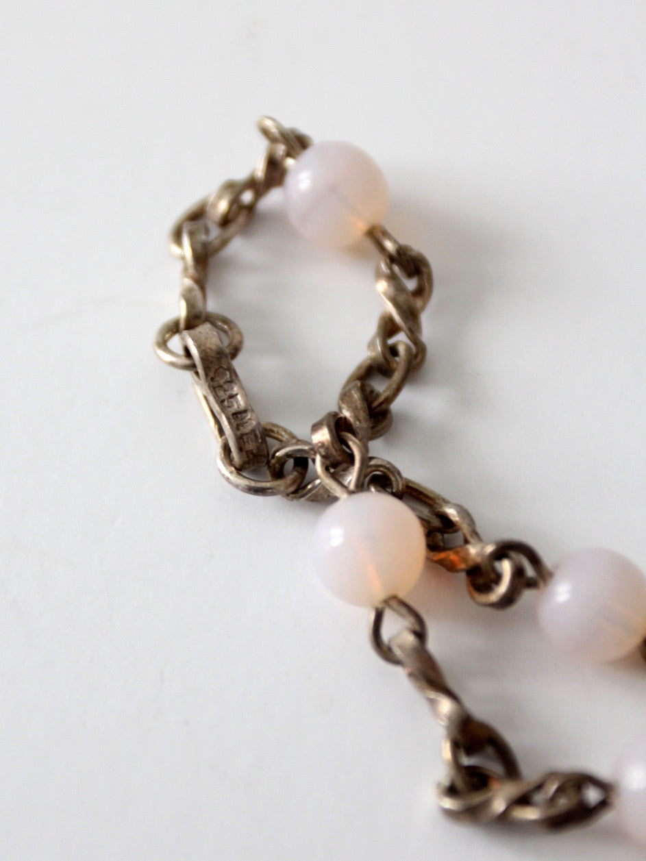 vintage sterling silver chain link bracelet – 86 Vintage