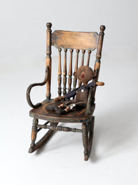 antique children's rocking chair