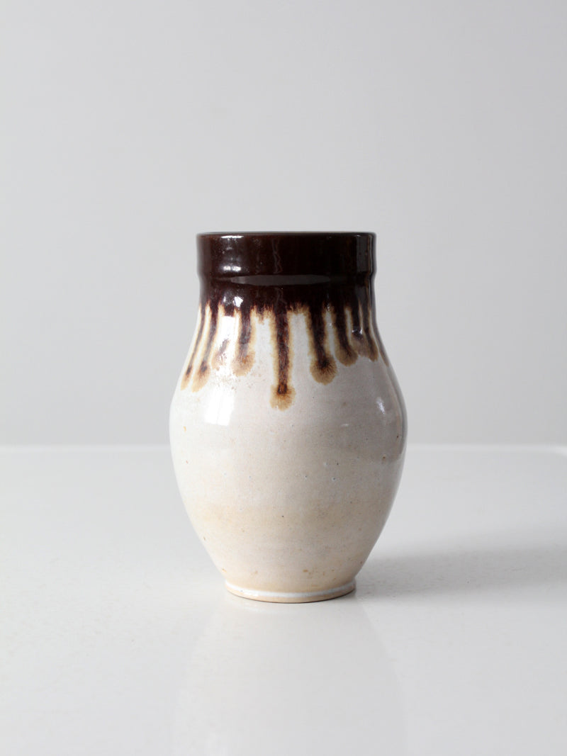 vintage Bier studio pottery vase