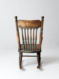 antique children's rocking chair