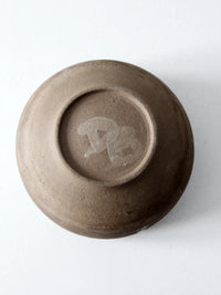 vintage studio pottery bowl