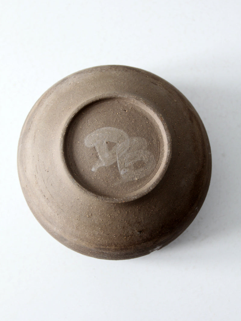 vintage studio pottery bowl