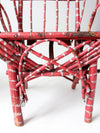 antique Adirondack children's chairs pair
