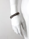 vintage braided metal cuff