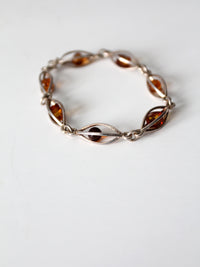 vintage amber bracelet