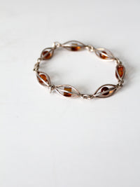 vintage amber bracelet