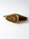 mid-century brass duck